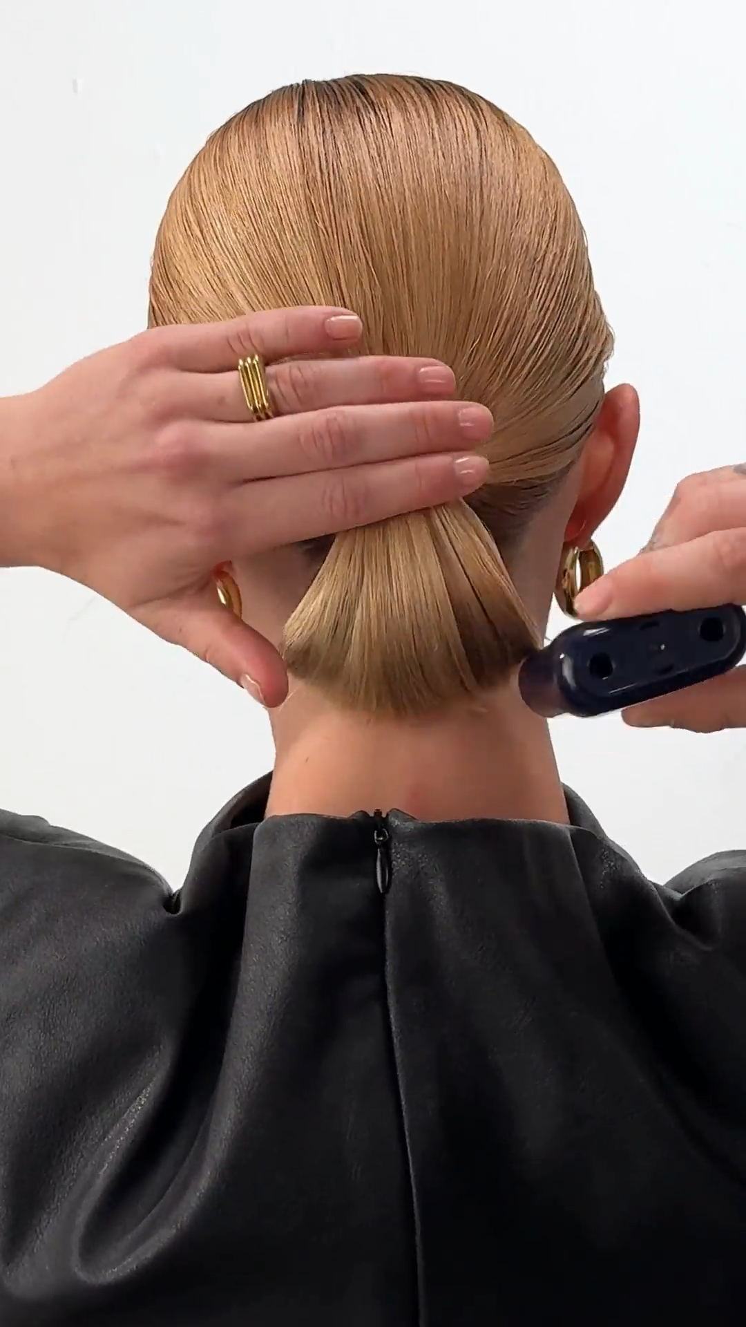 Sleek Strands Sculptural Styles with Supershine Smoothing Wax Stick